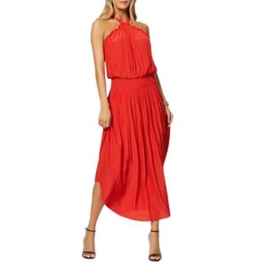 Ramy Brook Chloe Halter Midi Dress Women's Size Medium